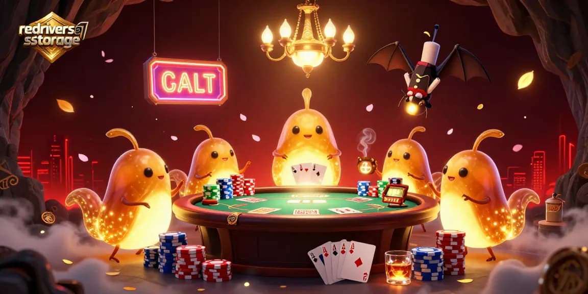 Experience the excitement with redriverselfstorage as glowworms light up a vibrant cave casino.