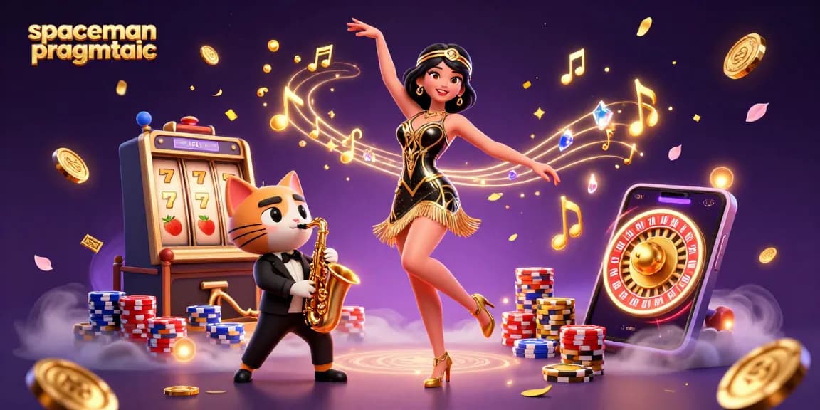 Experience the thrills of spaceman pragmatic with vibrant slot reels and engaging casino elements.
