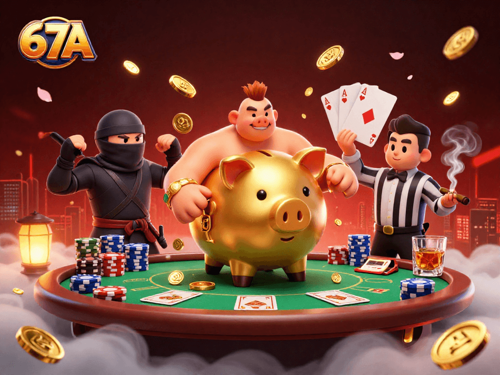 67A: participação vibrante em um torneio de poker com personagens cativantes e uma cena cheia de detalhes