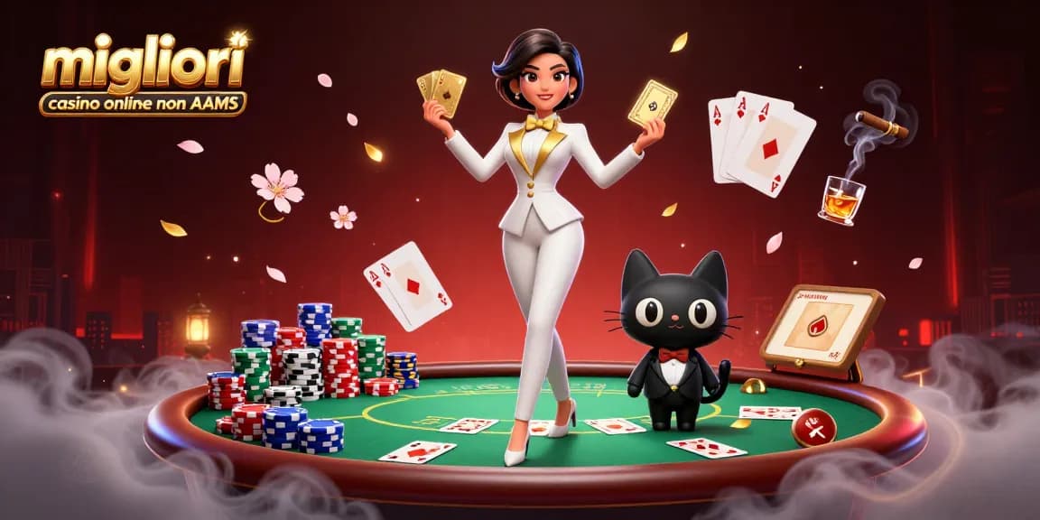 Interagisci con i migliori casino online non AAMS attraverso momenti di gioco emozionanti con affascinanti personaggi dei casino.