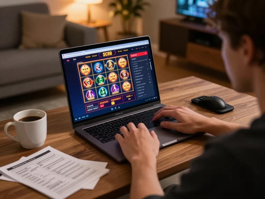Experience thrilling online gaming with SC88's interactive casino interface, engaging players in strategic fun.