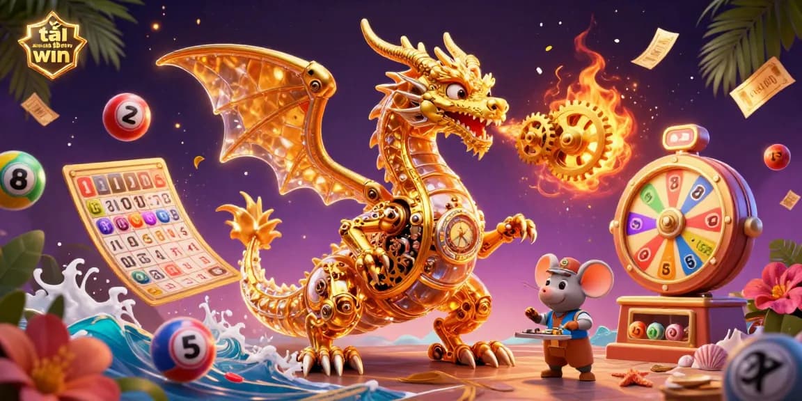 Join the excitement as you tải sun win with vibrant lottery elements and a fantastic 3D illustration.
