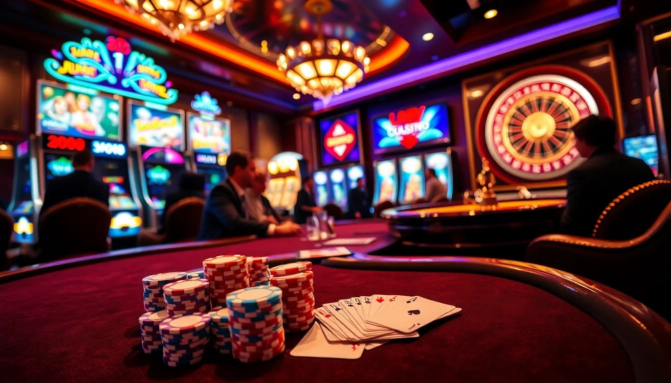 Vivez l'excitation d'un casino en ligne argent réel avec des activités de poker et de machines à sous dynamiques.