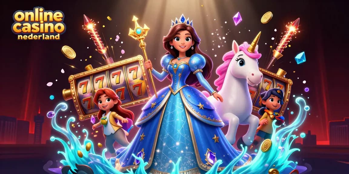 Explore thrilling gaming action at online casino nederland with vibrant 3D characters and casino elements.