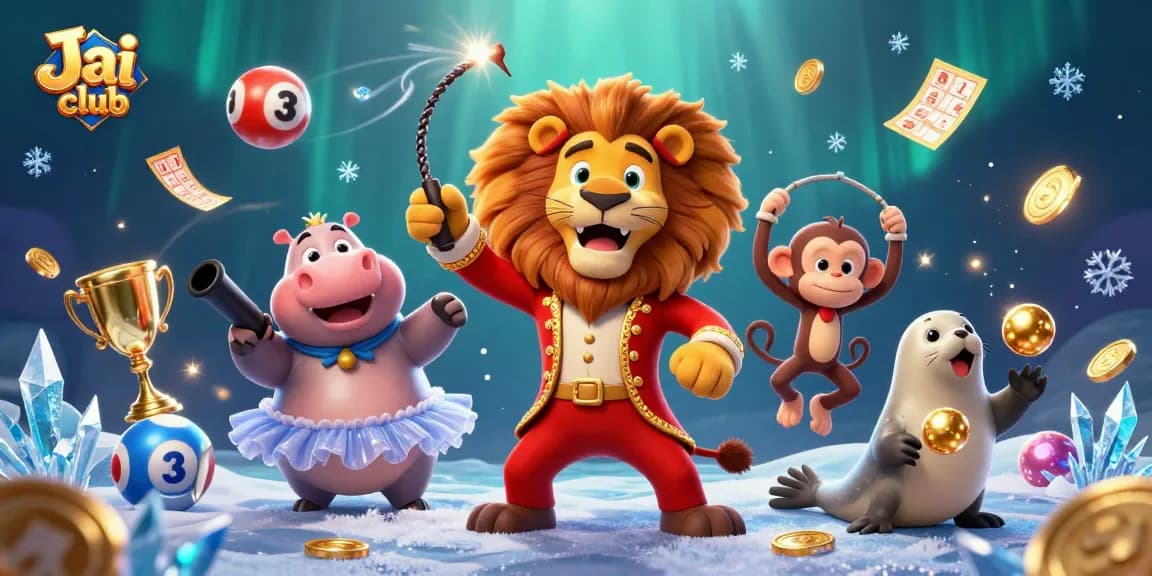 Engage in exciting games with Jai club featuring dynamic lottery elements and vibrant characters.
