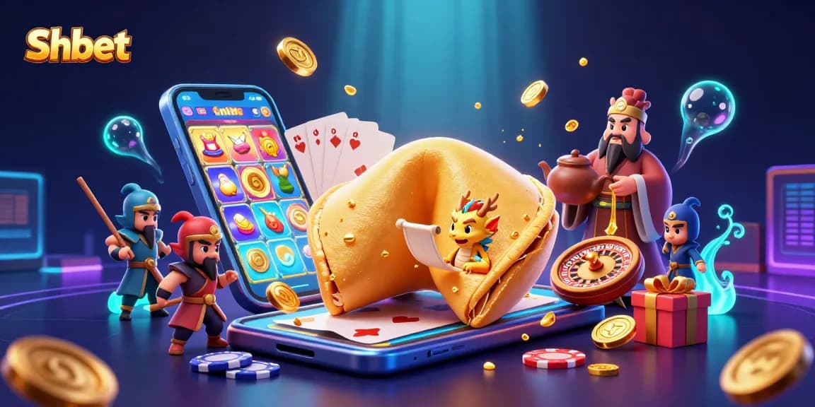 Shbet's vibrant 3D illustration showcases winning strategies in interactive casino gameplay.