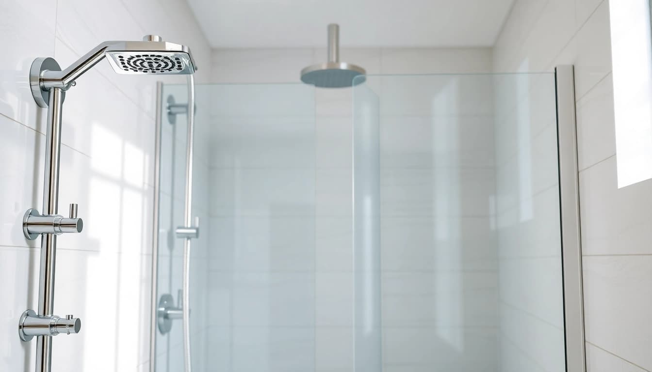 Enhance your home with a modern shower uk in a luxurious bathroom setting