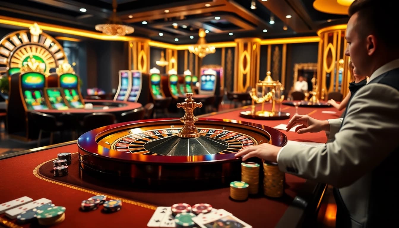 Découvrez une expérience de jeu palpitante au casino en ligne argent réel avec une scène de casino en ligne dynamique.