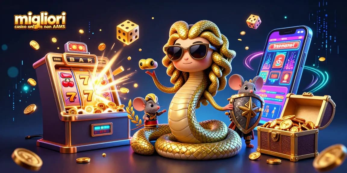 Vivi l'emozione dei migliori casino online non AAMS con una scena di casino 3D entusiasmante