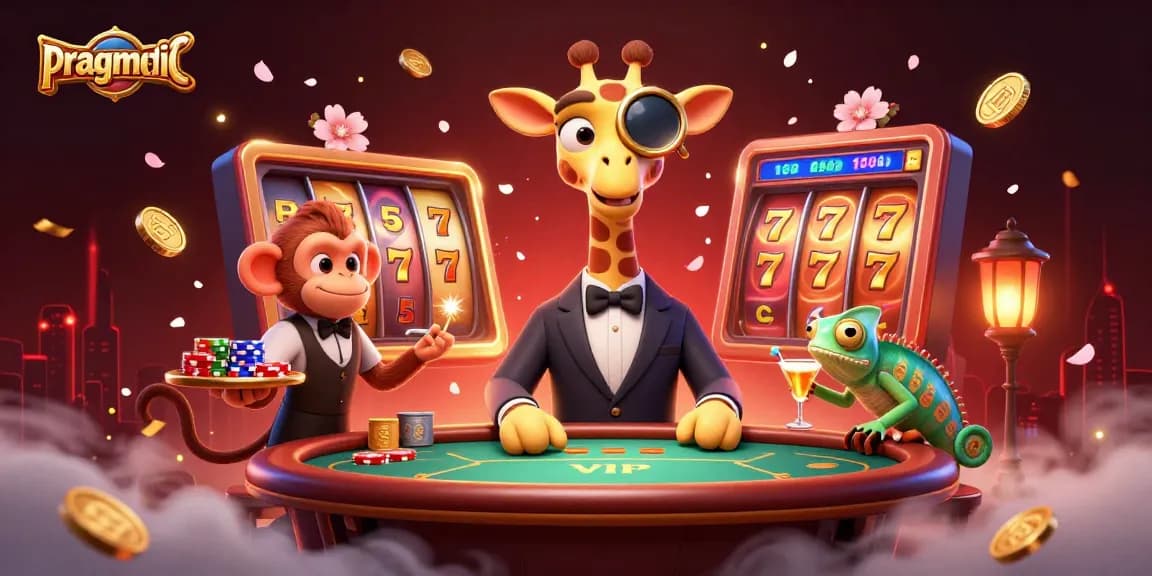 Engage in pragmatic slot excitement while enjoying vibrant casino scenes and dynamic gameplay.