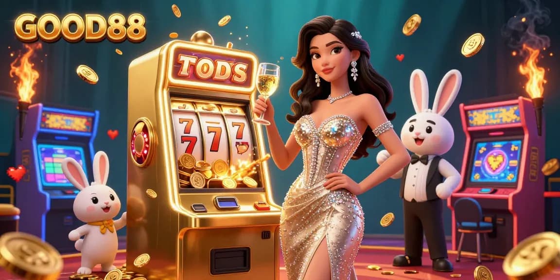 Experience the joy of winning at GOOD88 with stunning visuals and a vibrant casino atmosphere.