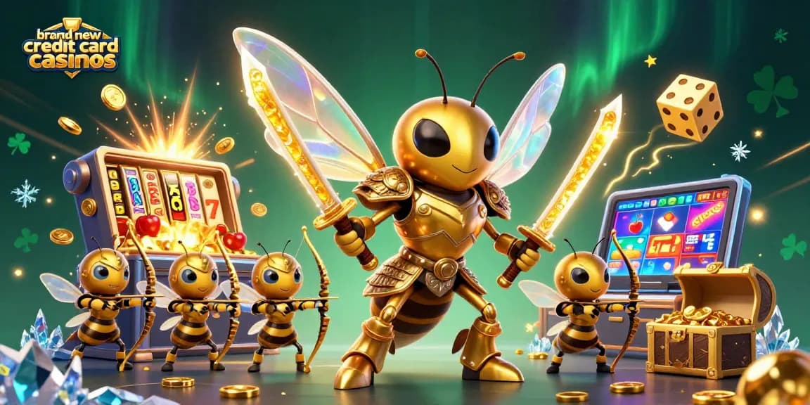 Experience excitement at brand new credit card casinos with dynamic characters and vibrant game elements.