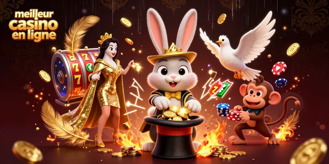 Jouez au meilleur casino en ligne avec des personnages colorés et des éléments de jeu captivants