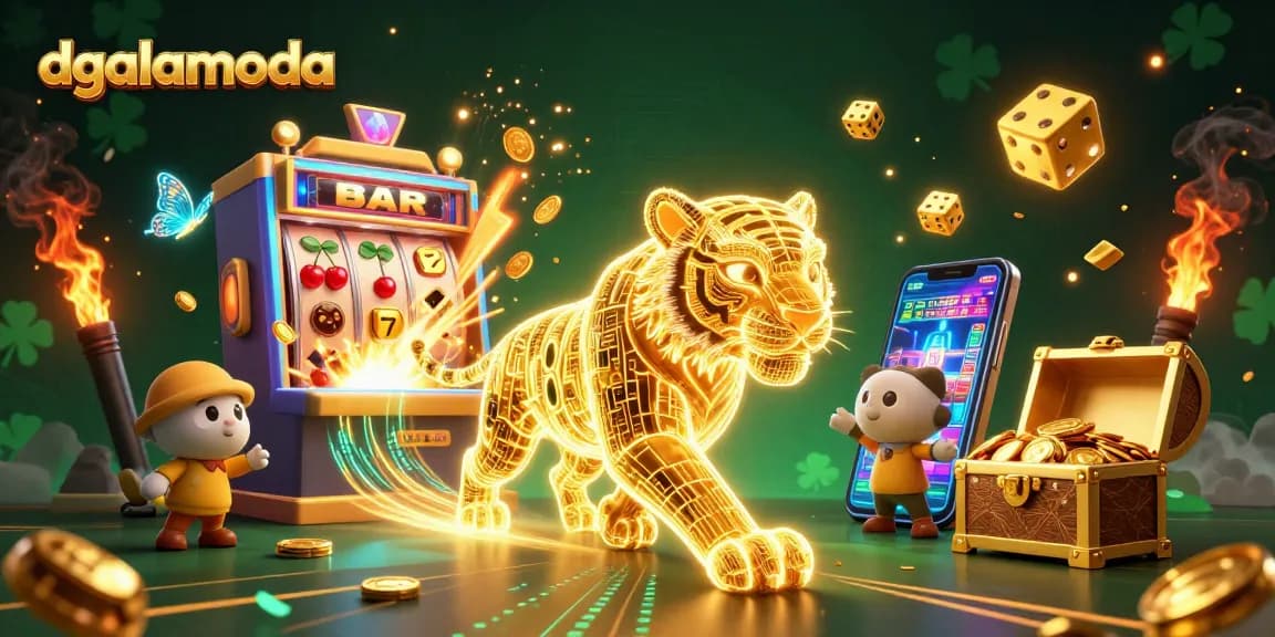 Experience thrilling wins with dgalamoda's dynamic digital casino scene, featuring vibrant slot action.