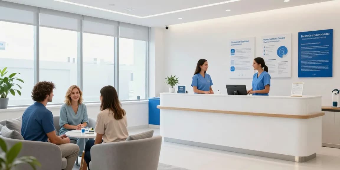 Hair transplant Turkey at a modern health clinic with a focus on patient care.