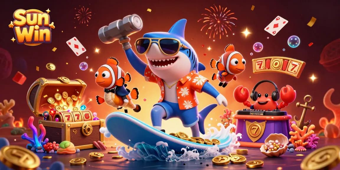 Win big with Sun Win's exciting games featuring vibrant characters and thrilling slot elements!