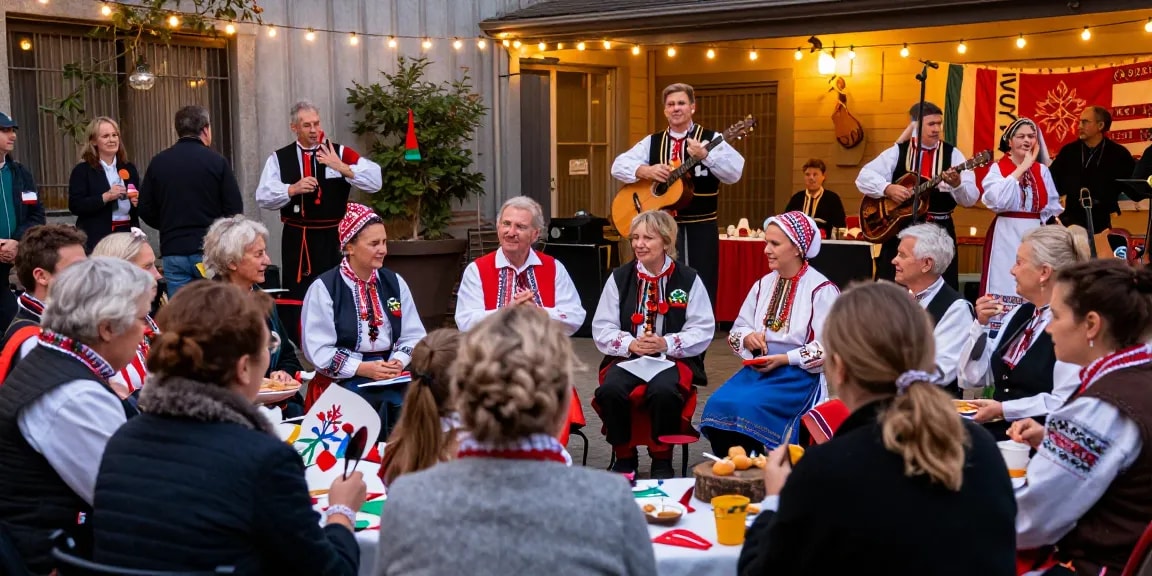Polish community gathering showcasing cultural heritage at https://www.sfpol.com/ in San Francisco.