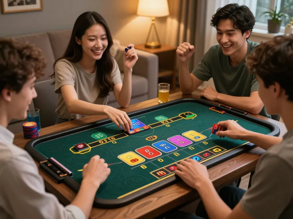 Xóc đĩa online gameplay on a tablet with players engaging in a vibrant and exciting gambling experience.