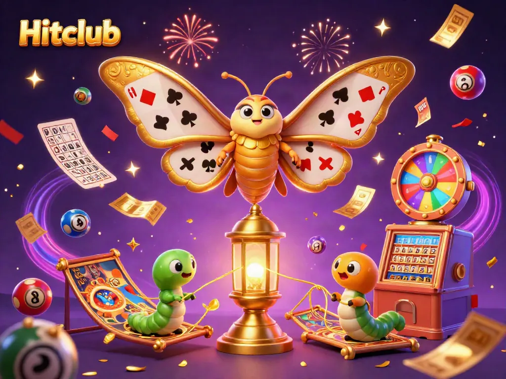 Engage in the vibrant world of Hitclub with dynamic lottery scenes and casino excitement.