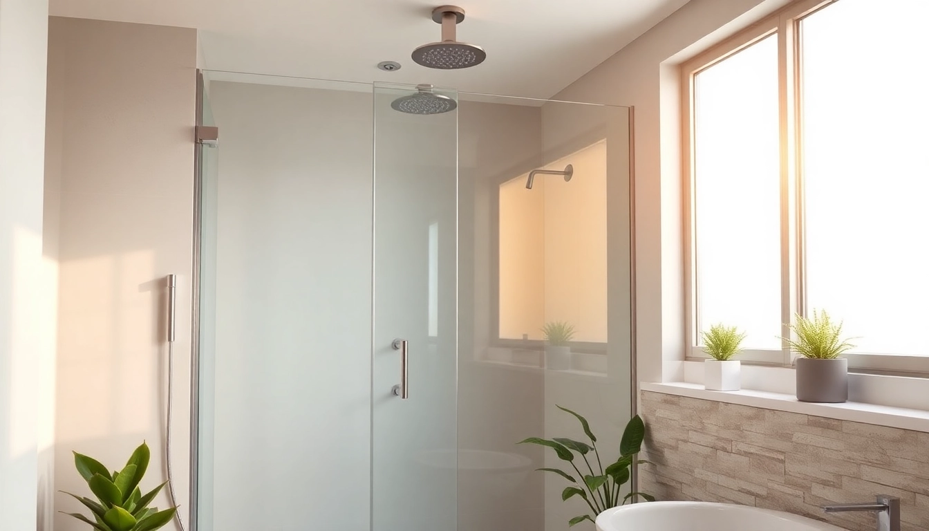 Experience elegant showers Australia with a modern design featuring sleek fixtures and warm lighting.