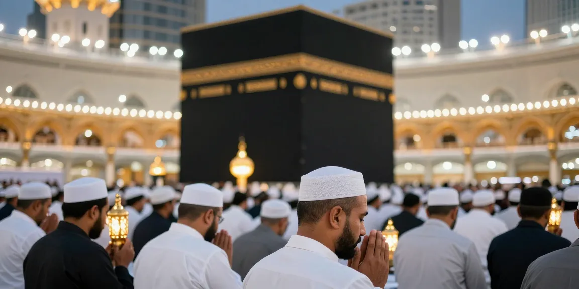 Umroh Itikaf experience during Ramadan at Masjidil Haram, showcasing spiritual tourism and vibrant atmosphere.
