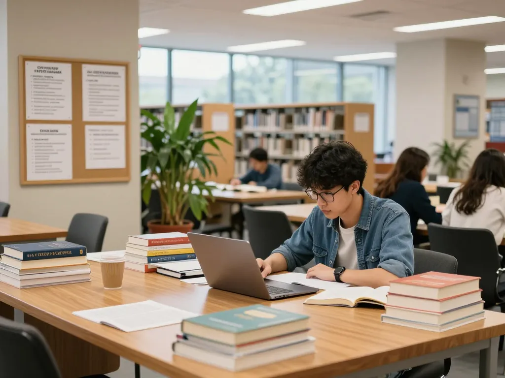 Complete Guidelines for Collecting Certificates from National University (Bangladesh) with students studying in a vibrant library setting.