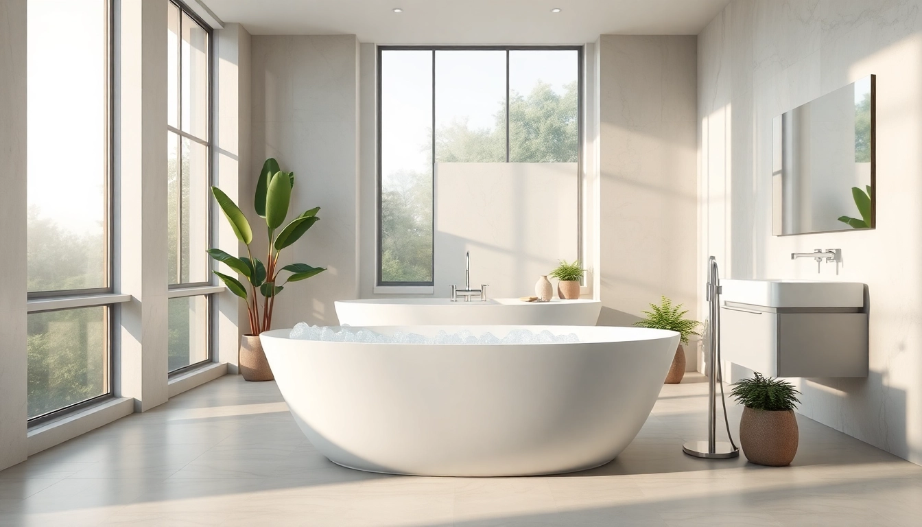 Transform your space with a stunning bathroom renovation Manchester featuring modern design elements.