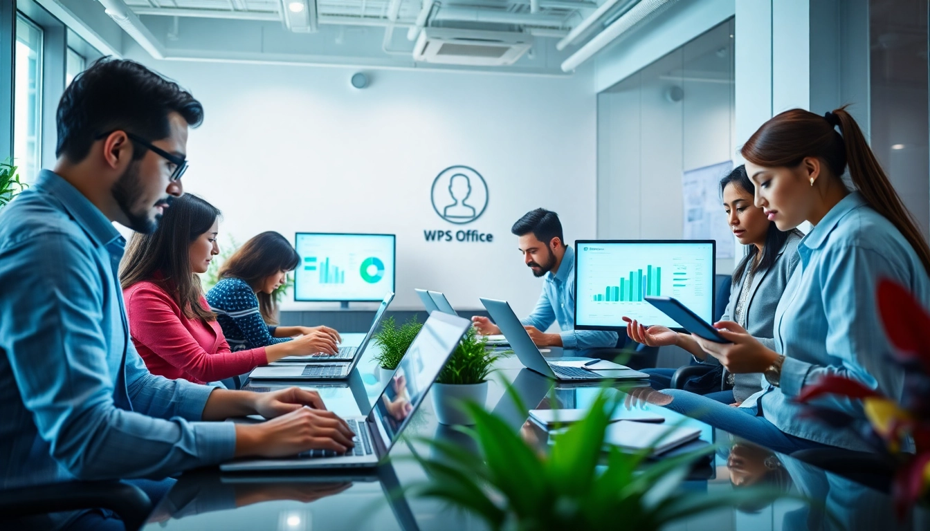 在现代办公室中使用 WPS Office 工具进行高效文档创建的动态协作。WPS官网