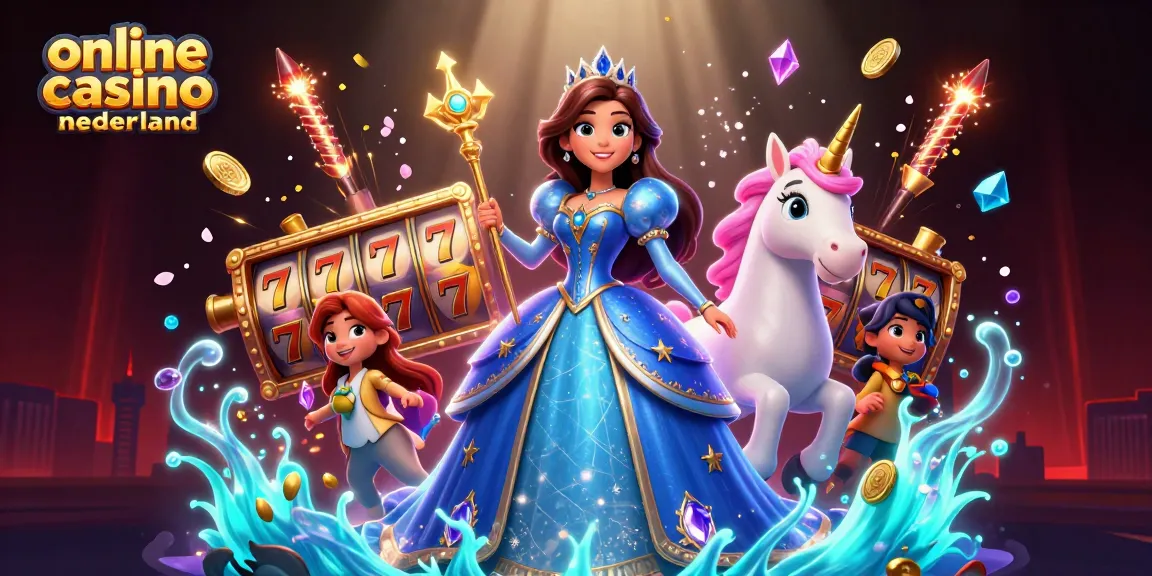 Explore thrilling gaming action at online casino nederland with vibrant 3D characters and casino elements.