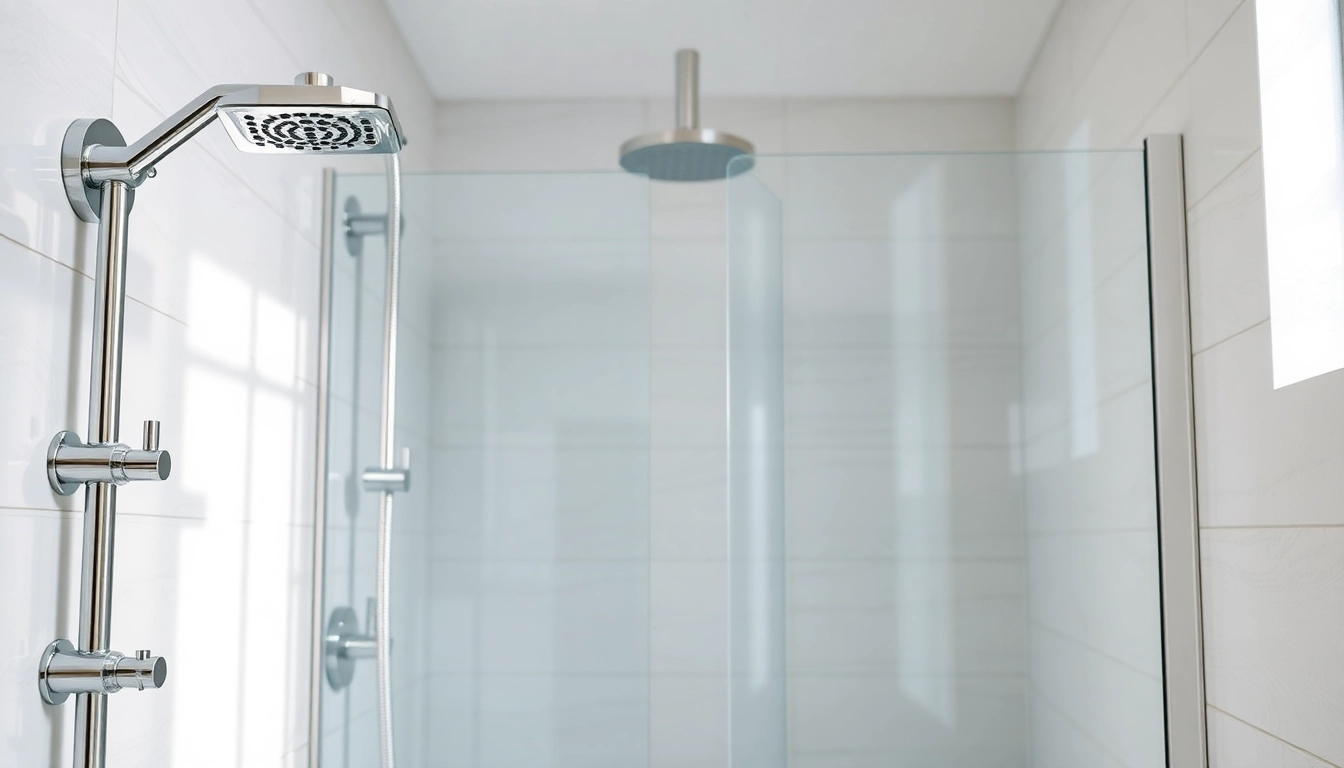 Enhance your home with a modern shower uk in a luxurious bathroom setting