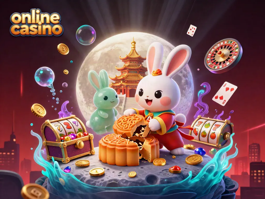 Experience an immersive online casino with vibrant characters and elements seamlessly blended in a dramatic scene.