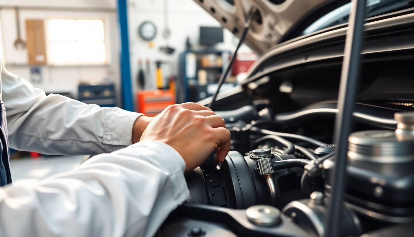 Inspecting bumper to bumper extended warranty coverage for vehicle maintenance in a workshop.