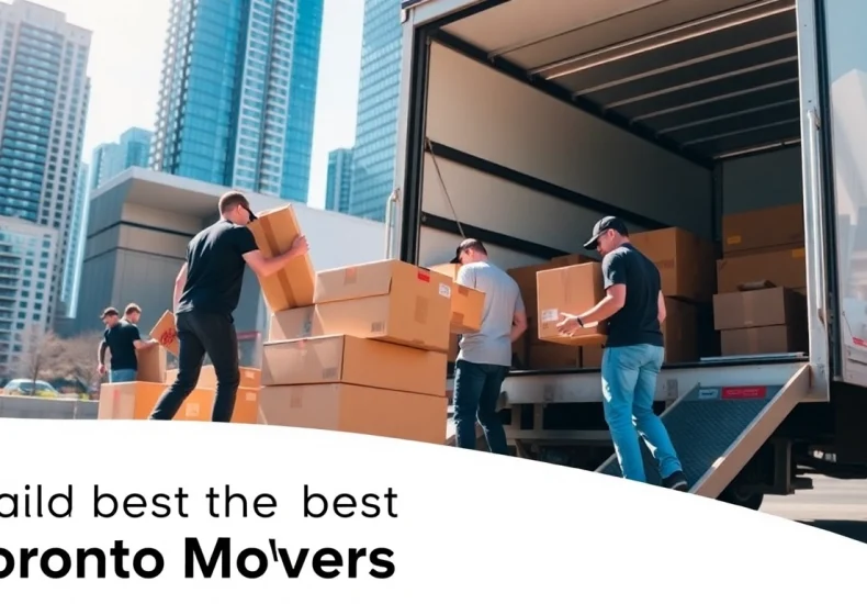 Trustworthy team of best Toronto Movers expertly loading boxes for a seamless relocation.