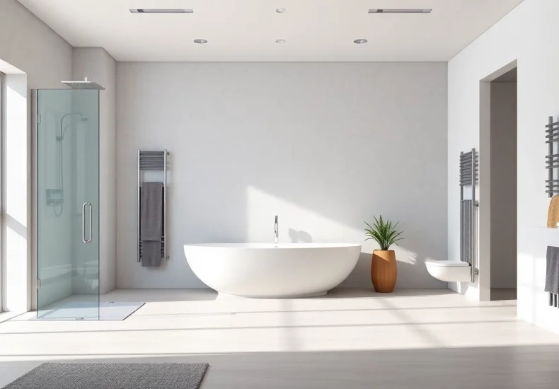 Gestalte dein Badezimmer mit Produkten von sonni sanitär GmbH und modernen Designelementen.