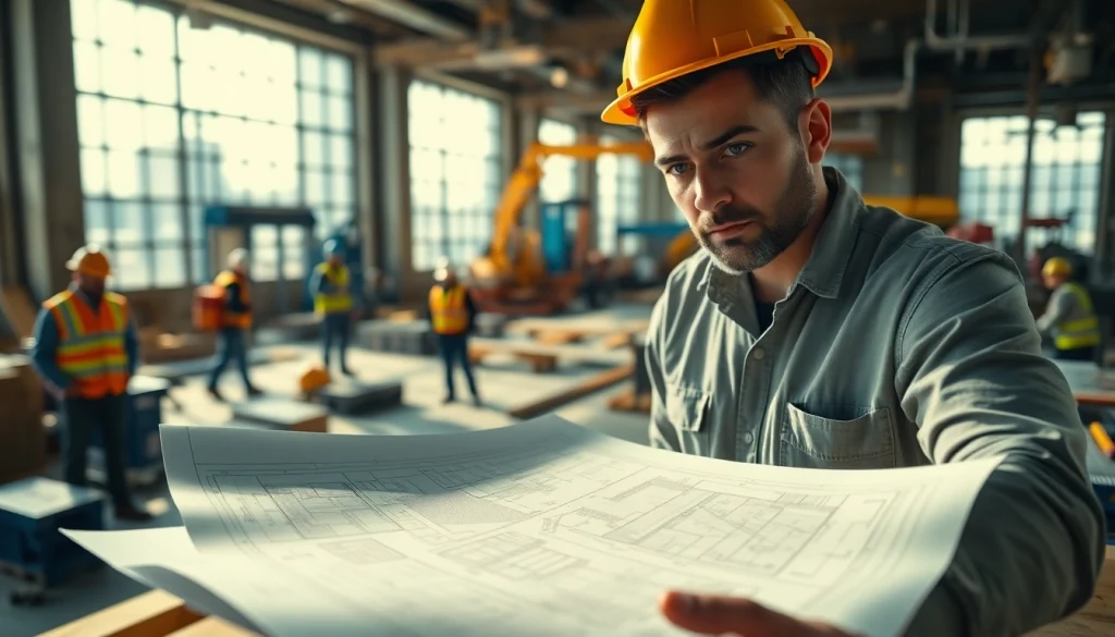 Highlighting a New York City Commercial General Contractor overseeing construction work efficiently.