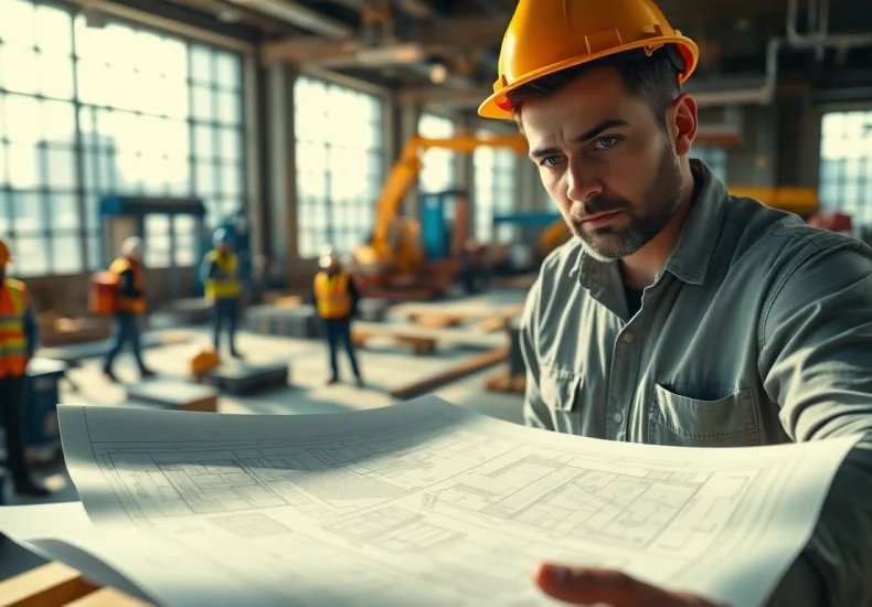 Highlighting a New York City Commercial General Contractor overseeing construction work efficiently.