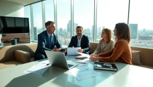 Engaging consultation on investment management San Antonio with financial advisor and clients.