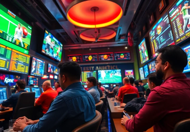 Engaged bettors reveling in the excitement at sports betting sites India.