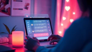 Experience ai sexting with engaging AI chatbots in a cozy virtual environment.