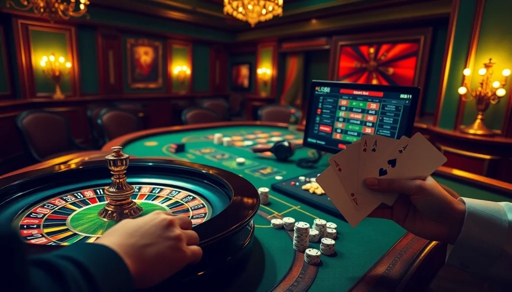 Engage in exciting gameplay at trang chủ uu88 with vibrant casino tables and poker action.