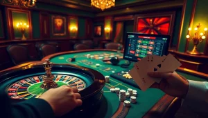 Engage in exciting gameplay at trang chủ uu88 with vibrant casino tables and poker action.