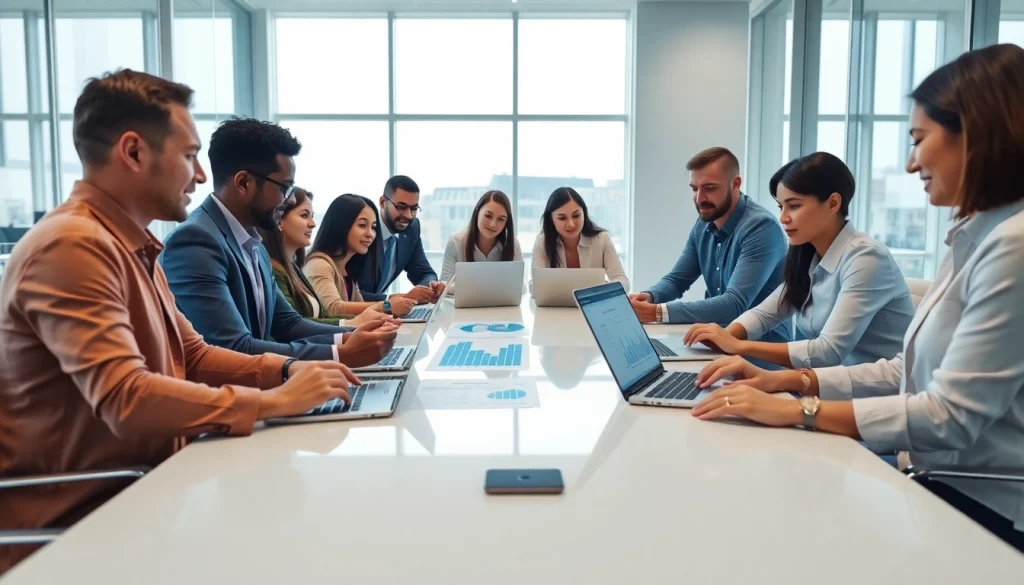 Conducting Bid-No-Bid Analysis in a professional meeting setting with engaged team members.