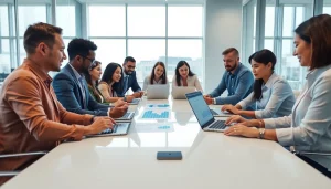 Conducting Bid-No-Bid Analysis in a professional meeting setting with engaged team members.