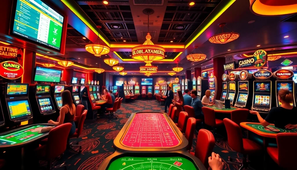Explore the excitement of online gaming at https://acb8.buzz/ with vibrant casino scenes and dynamic betting options.
