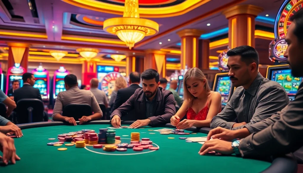 Engage in thrilling games at https://ww88.cards/ with an exciting casino scene featuring poker and roulette.