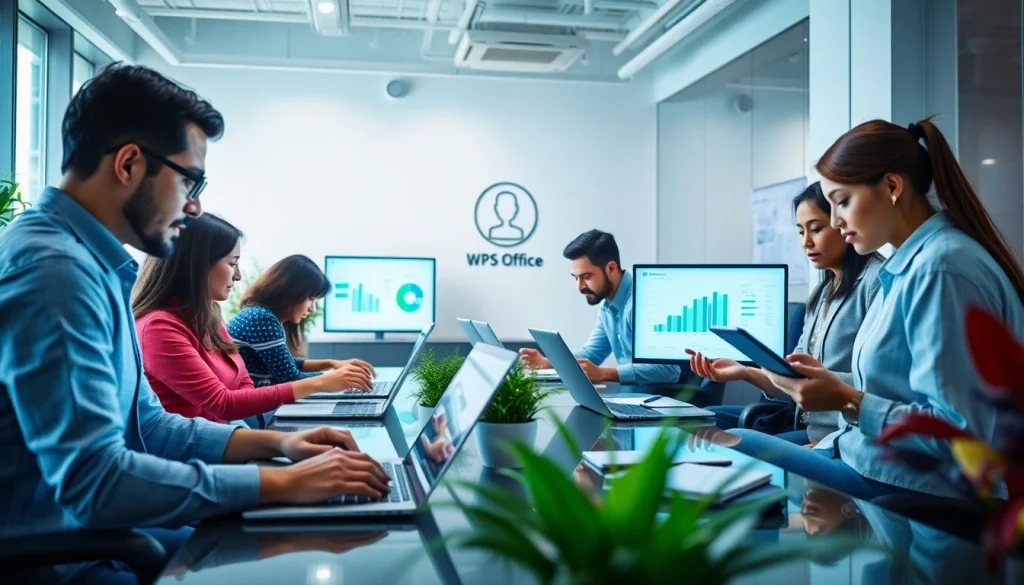 在现代办公室中使用 WPS Office 工具进行高效文档创建的动态协作。WPS官网