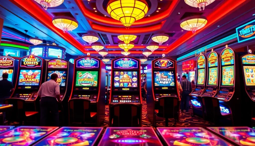 Mainkan slot depo 1k dengan beragam mesin slot menarik di kasino yang ramai.