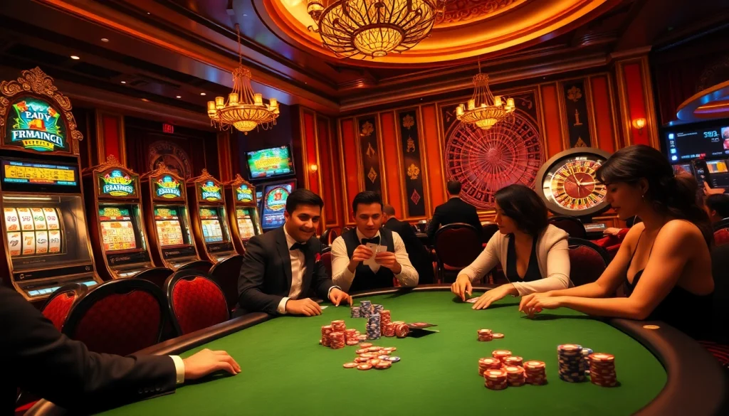 Engaged players strategizing with cards at a casino, reflecting hidden wiki link insights.