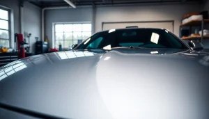 PPF Chattanooga high-quality installation showcased on a vehicle in a modern garage.