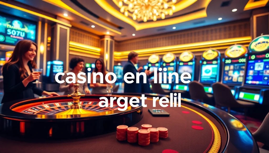 Participez à un gameplay passionnant dans un casino en ligne argent réel avec des tables de jeu vibrantes et des machines à sous animées.